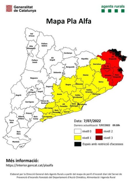 Més informació sobre l'article Alerta per perill d´incendi