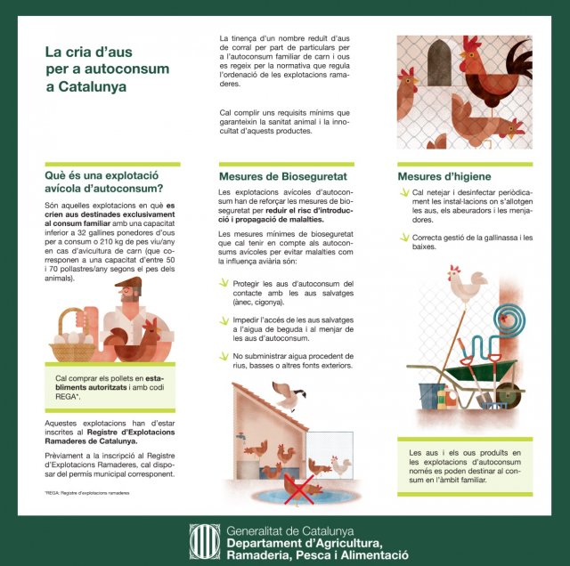 Més informació sobre l'article S´ha confirmat un focus d’Influença Aviària d´Alta Patogenicitat (IAAP) H5N8