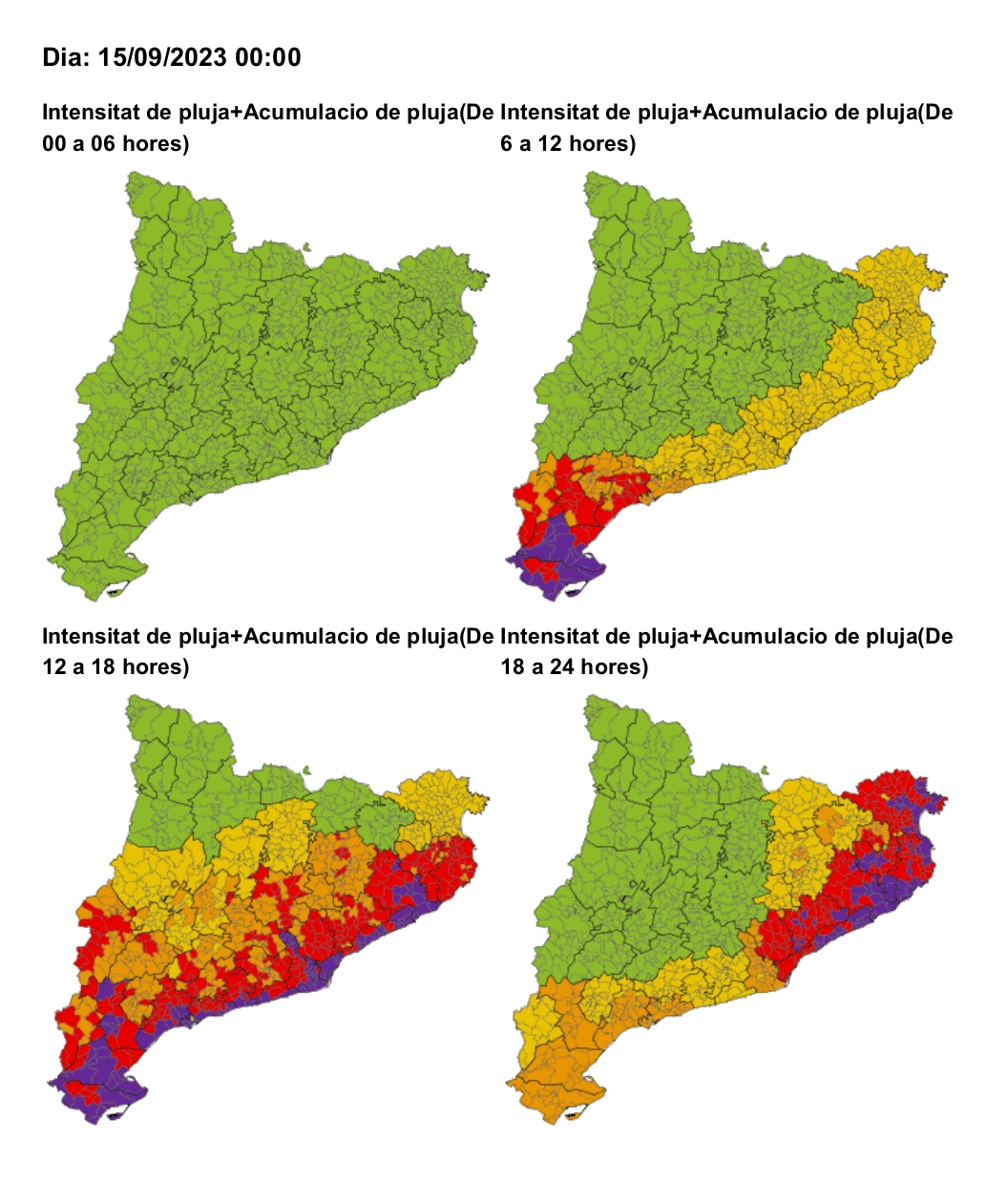 Més informació sobre l'article Fase d’ALERTA per Inundacions