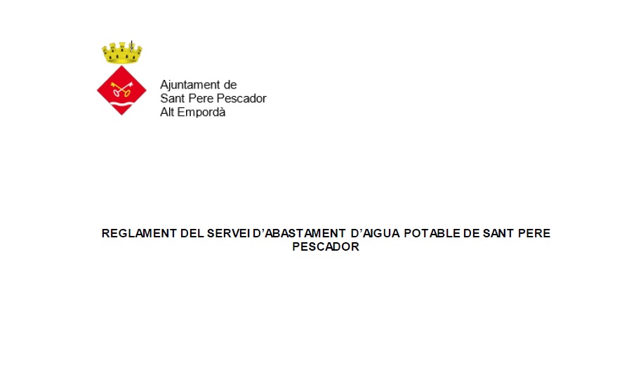 Més informació sobre l'article Aprovació definitiva del Reglament del servei d’abastament d’aigua potable